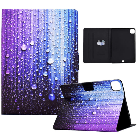 For iPad Pro 11 2024 Voltage Colored Drawing Smart Leather Tablet Case(Water Droplets) - iPad Pro 11 2024 Cases by buy2fix | Online Shopping UK | buy2fix