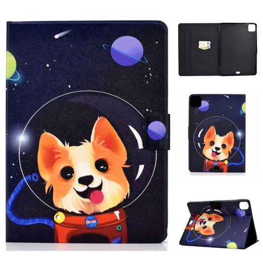 For iPad Pro 11 2024 Voltage Colored Drawing Smart Leather Tablet Case(Space Dog) - iPad Pro 11 2024 Cases by buy2fix | Online Shopping UK | buy2fix