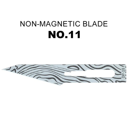 5pcs Mijing DP-18 Hand Polished Non-Magnetic NO.11 Blade - Tool Kits by MIJING | Online Shopping UK | buy2fix