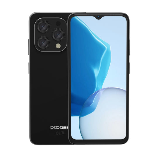 DOOGEE N55, 4GB+128GB, 6.56 inch Android 14 Spreadtrum T606 Octa Core, Network: 4G(Black) - DOOGEE by DOOGEE | Online Shopping UK | buy2fix