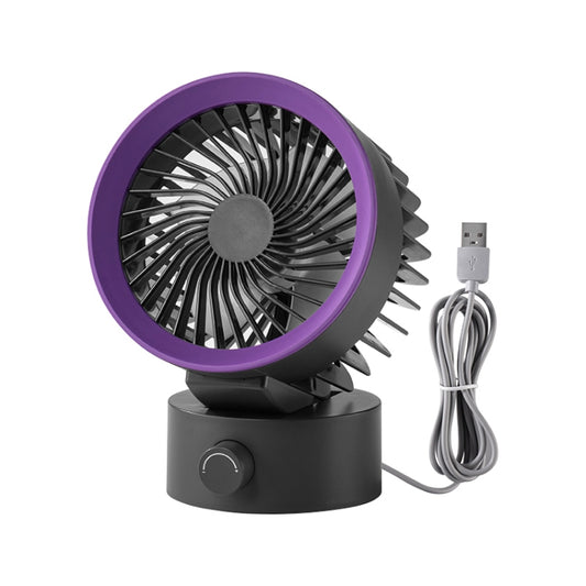 TGVIS LLD-F87 Desktop Circulating Fan Plug-in Version(Grey Purple) - Electric Fans by TGVIS | Online Shopping UK | buy2fix