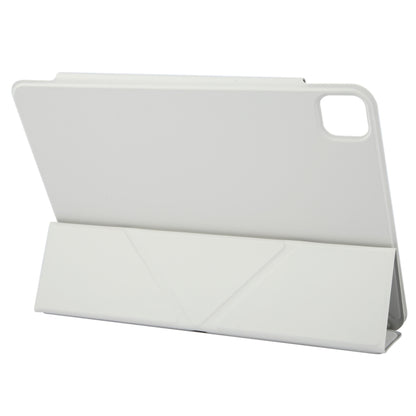 For iPad Pro 13 2024 Y-Shape Double-sided Clip Magnetic Smart Tablet Case(Light Grey) - iPad Pro 13 2024 Cases by buy2fix | Online Shopping UK | buy2fix