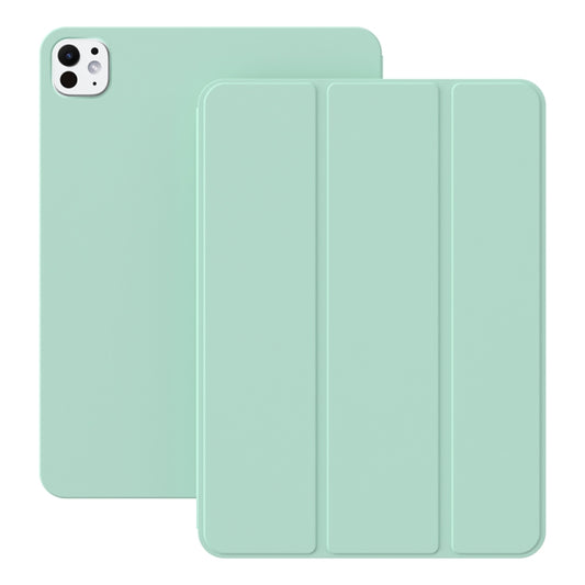 For iPad Pro 13 2024 Ultra-thin Double-sided Clip Magnetic Smart Tablet Case(Mint Green) - iPad Pro 13 2024 Cases by buy2fix | Online Shopping UK | buy2fix