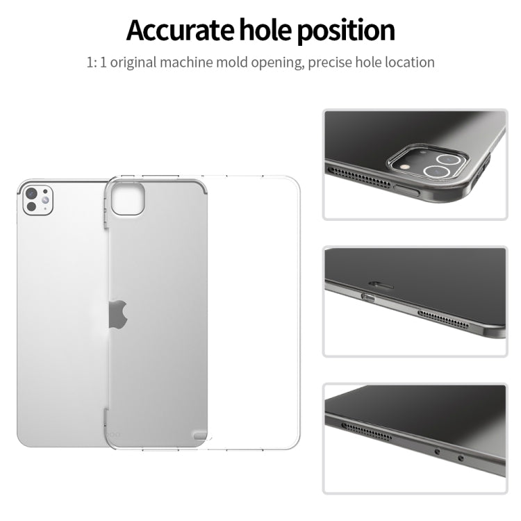 For iPad Air 13 2024 Shockproof Soft TPU Protective Tablet Case(Transparent) - iPad Air 13 2024 Cases by buy2fix | Online Shopping UK | buy2fix