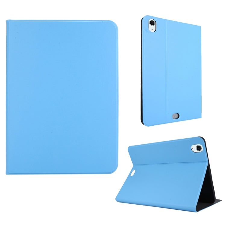 For iPad Air 13 2024 Stretch Voltage Plain Leather Smart Tablet Case(Light Blue) - iPad Air 13 2024 Cases by buy2fix | Online Shopping UK | buy2fix