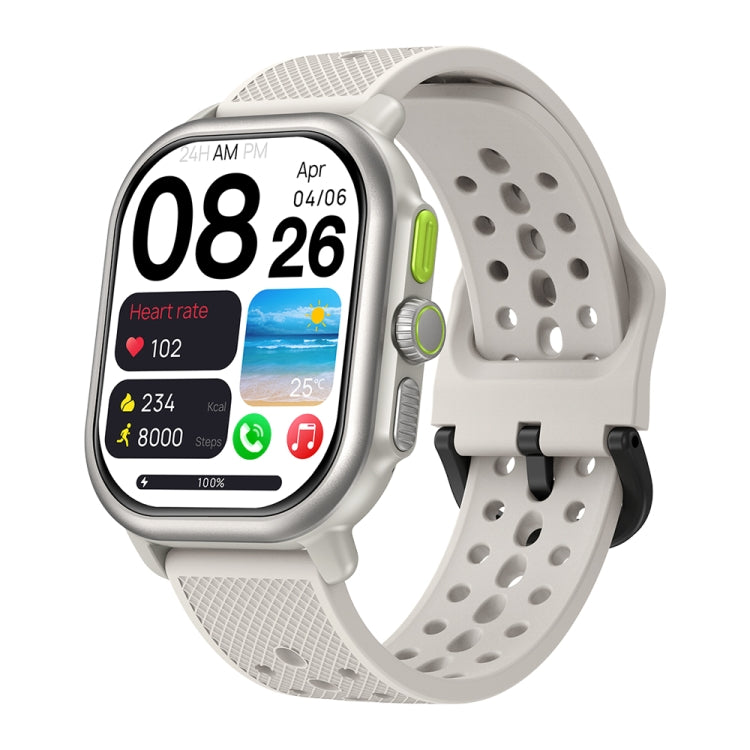 Zeblaze Beyond 3 Pro 2.15 inch Screen Stylish GPS Smartwatch Supports Bluetooth Calling(White) - Smart Watches by Zeblaze | Online Shopping UK | buy2fix