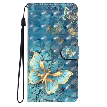 For iPhone 16 Plus 3D Pattern Leather Phone Case(3D Butterfly) - iPhone 16 Plus Cases by buy2fix | Online Shopping UK | buy2fix