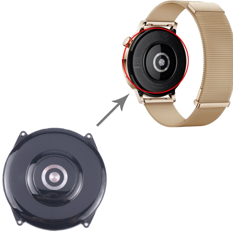 For Huawei Watch GT 3 46mm Original Rear Housing Cover(Black) - For Huawei by buy2fix | Online Shopping UK | buy2fix