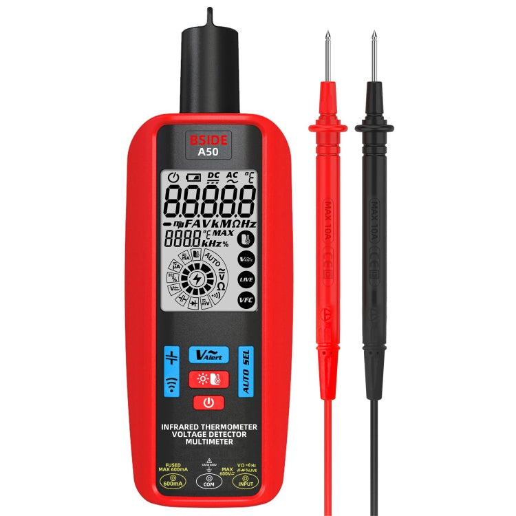 BSIDE A50 Infrared Temperature Test Digital Multimeter - Digital Multimeter by BSIDE | Online Shopping UK | buy2fix