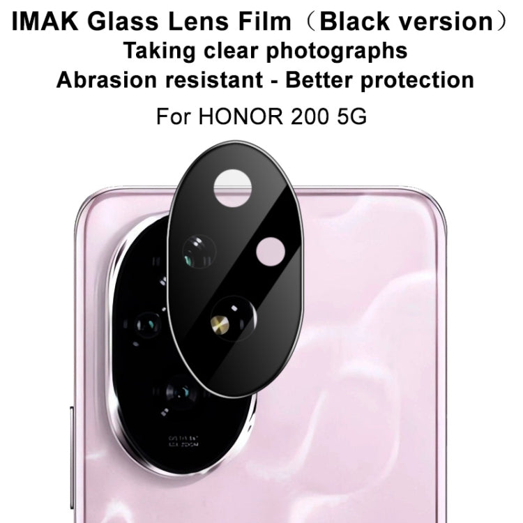 For Honor 200 IMAK Rear Camera Lens Glass Film Black Version - Other by imak | Online Shopping UK | buy2fix