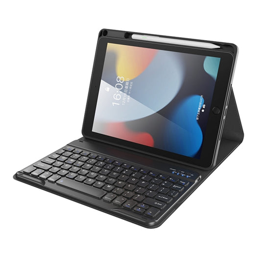 For iPad 10.2 2021 / 2020 / 2019 TOTU PC-1 Smart Control Magnetic Keyboard Leather Case(Black) - For iPad Pro by TOTUDESIGN | Online Shopping UK | buy2fix