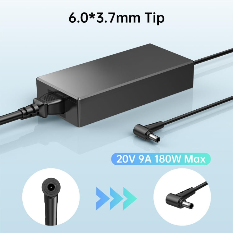 180W 20V 9A Laptop Notebook Power Adapter For Asus 6.0 x 3.7mm, Plug:US Plug - For Asus by buy2fix | Online Shopping UK | buy2fix