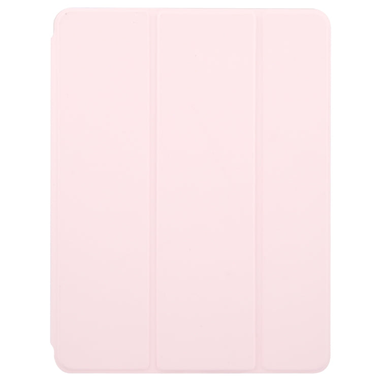 For iPad Air 13 2025 / 2024 GEBEI Acrylic TPU 3-folding Rotating Smart Tablet Leather Case withh Pen Slot(Pink) - iPad Air 13 2025 / 2024 Cases by GEBEI | Online Shopping UK | buy2fix