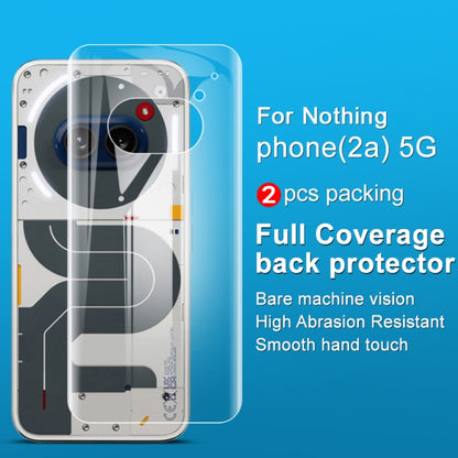 For Nothing phone 2a 5G 2pcs imak Curved Hydrogel Film Pnone Back Protector - Others by imak | Online Shopping UK | buy2fix
