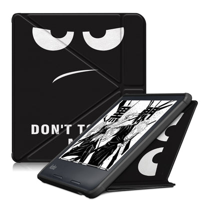 For Kobo Libra Colour 2024 Solid Color Deformation TPU Leather Smart Tablet Case(Big Eyes) - Others by buy2fix | Online Shopping UK | buy2fix