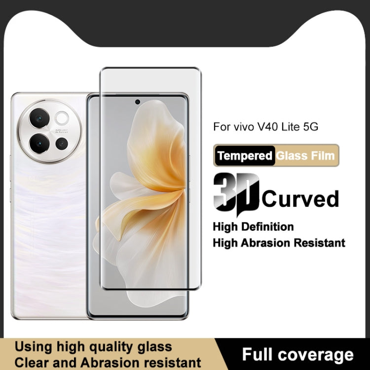 For vivo V40 Lite 5G imak 3D Curved Full Screen Tempered Glass Film - vivo Tempered Glass by imak | Online Shopping UK | buy2fix