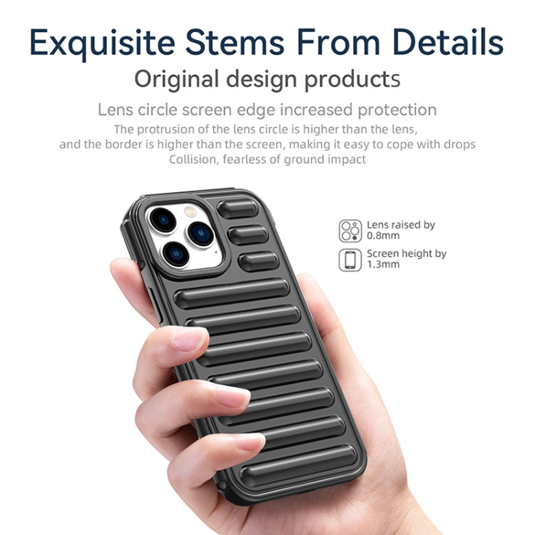 For iPhone 16 Pro Capsule Series Candy Color TPU Phone Case(Blue) - iPhone 16 Pro Cases by buy2fix | Online Shopping UK | buy2fix