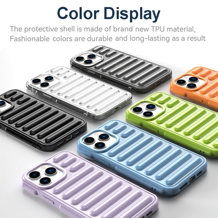 For iPhone 16 Pro Max Capsule Series Candy Color TPU Phone Case(Transparent) - iPhone 16 Pro Max Cases by buy2fix | Online Shopping UK | buy2fix