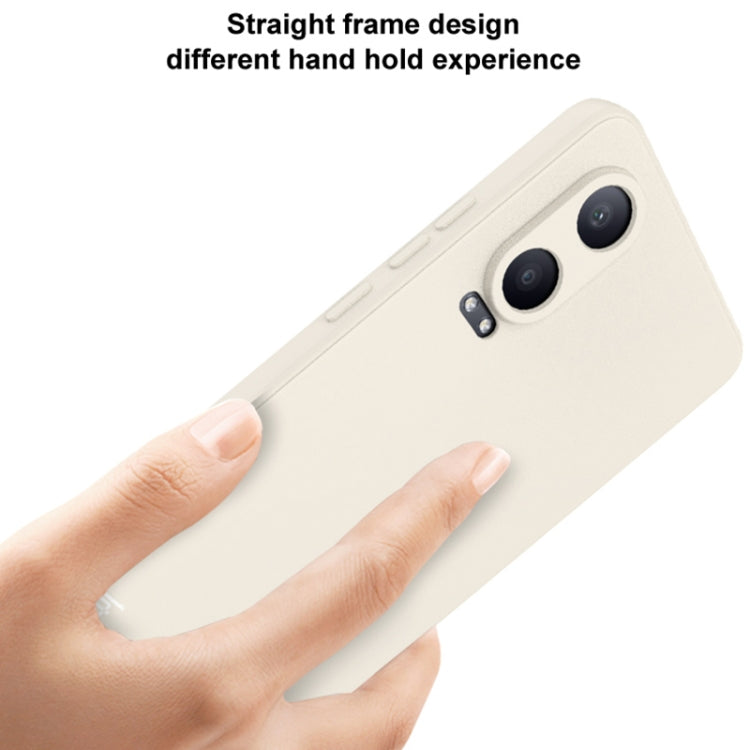 For OPPO K12x imak UC-4 Series Straight Edge TPU Phone Case(White) - OPPO Cases by imak | Online Shopping UK | buy2fix