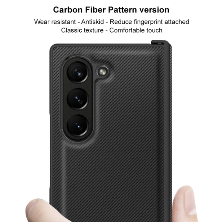 For Samsung Galaxy Z Fold6 imak Ruiyi Series Carbon Fiber PU + PC Phone Case - Galaxy Z Fold6 5G Cases by imak | Online Shopping UK | buy2fix