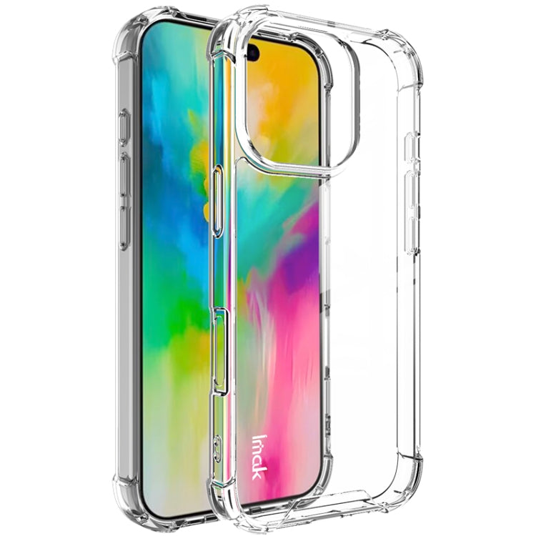 For iPhone 16 Pro Max IMAK Space Shield PC + TPU Airbag Shockproof Phone Case(Transparent) - iPhone 16 Pro Max Cases by imak | Online Shopping UK | buy2fix