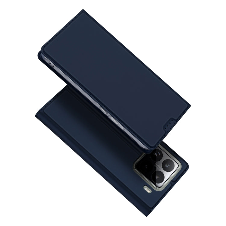 For Xiaomi 15 Pro DUX DUCIS Skin Pro Series Flip Leather Phone Case(Blue) - 15 Pro Cases by DUX DUCIS | Online Shopping UK | buy2fix