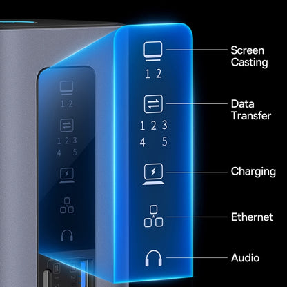 Baseus Spacemate Series 10 in 1 Working Station Multifunctional USB-C / Type-C HUB Adapter(Space Grey) - USB HUB by Baseus | Online Shopping UK | buy2fix