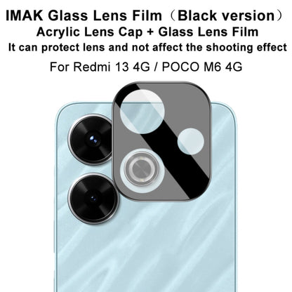 For Xiaomi Redmi 13 4G Global imak High Definition Integrated Glass Lens Film Black Version - For Xiaomi by imak | Online Shopping UK | buy2fix