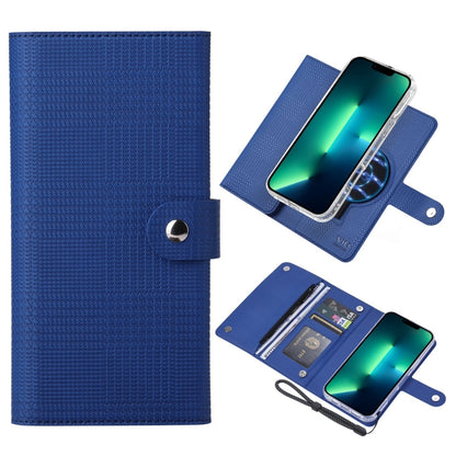 For iPhone 13 Pro ViLi GHB-C Series RFID MagSafe Magnetic Flip Leather Phone Case(Blue) - iPhone 13 Pro Cases by ViLi | Online Shopping UK | buy2fix