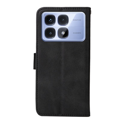 For Redmi K70 Ultra Classic Calf Texture Flip Leather Phone Case(Black) - Xiaomi Cases by buy2fix | Online Shopping UK | buy2fix