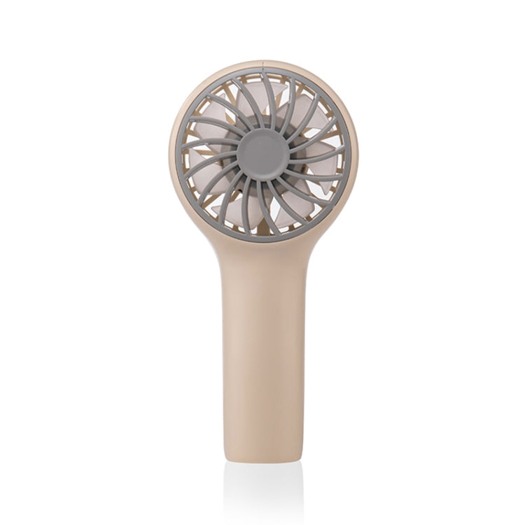 N605 Handheld Type-C Charging Portable Small Fan(Apricot) - Electric Fans by buy2fix | Online Shopping UK | buy2fix