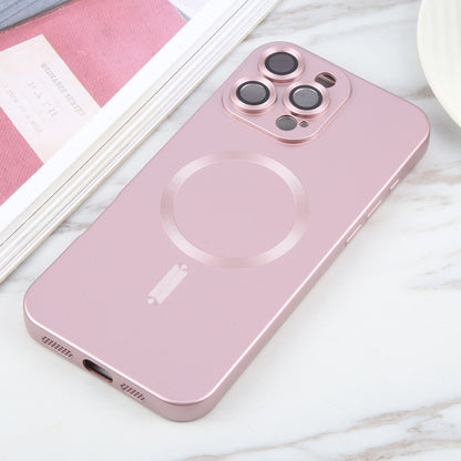 For iPhone 16 Pro Max Liquid TPU Silicone Solid Color MagSafe Phone Case(Rose Gold) - iPhone 16 Pro Max Cases by buy2fix | Online Shopping UK | buy2fix