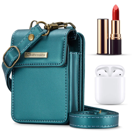 CaseMe Me50 Mini Universal Bag for Apple and Samsung Headphones + Lipstick(Green) - For AirPods 1/2 by CaseMe | Online Shopping UK | buy2fix