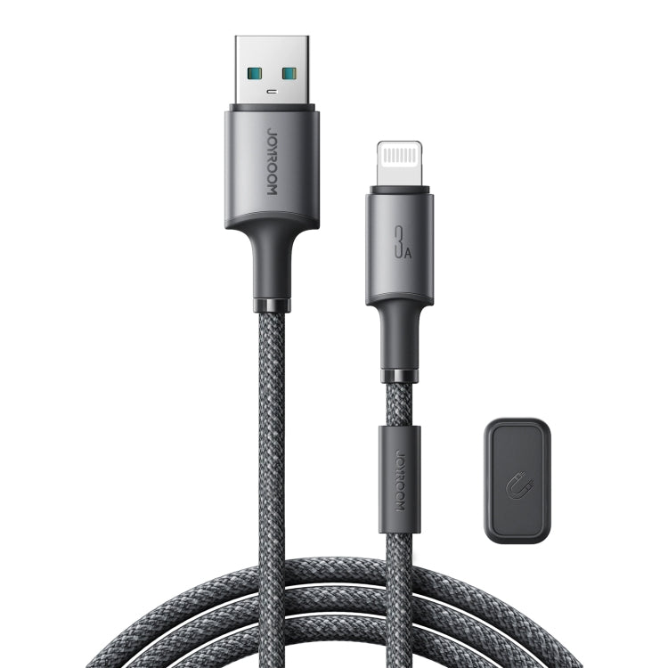 JOYROOM S-A50 3A 480Mbps Fast Charging Data Cable, USB-A to 8 Pin Cable, Length: 1.2m(Dark Gray) - Normal Style Cable by JOYROOM | Online Shopping UK | buy2fix