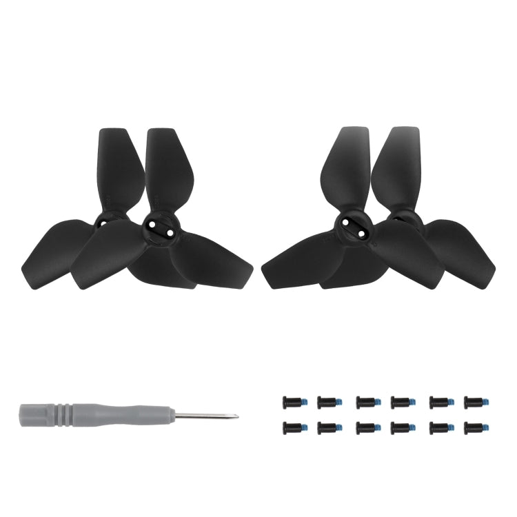 For DJI Neo Sunnylife 2016S Drone Color 3-Blade Propeller, Quantity:2 pairs(Black) - DIY Propeller by Sunnylife | Online Shopping UK | buy2fix