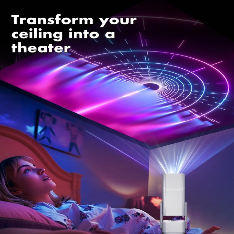 Y7S 720P Android 11 OS Portable Home WiFi Projector with Speaker, CPU:Allwinner H713(AU Plug) - Mini Projector by buy2fix | Online Shopping UK | buy2fix