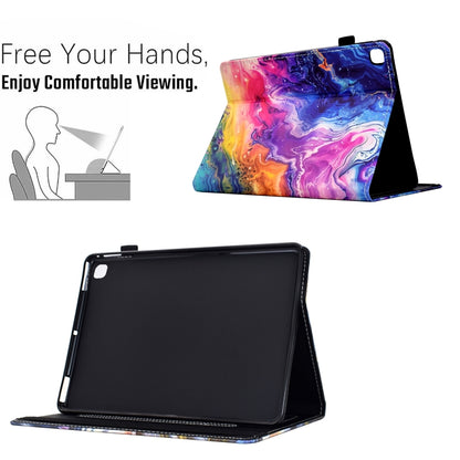 For Samsung Galaxy Tab A7 Lite Painted Pattern Leather Tablet Case(Marble) - Tab A7 Lite T220 / T225 by buy2fix | Online Shopping UK | buy2fix