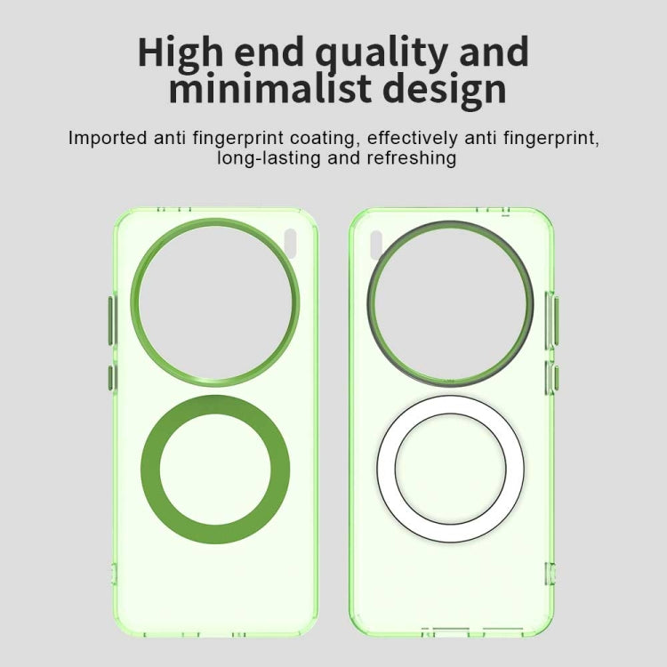 For vivo X200 Pro mini Candy Magsafe PC Hybrid TPU Phone Case(Green) - X200 Pro mini Cases by buy2fix | Online Shopping UK | buy2fix