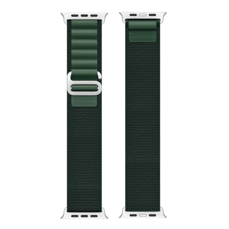 For Apple Watch 42mm / 41mm / 40mm / 38mm DUX DUCIS GS Series Nylon Loop Watch Band(Dark Green) - Watch Bands by DUX DUCIS | Online Shopping UK | buy2fix