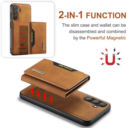 For Samsung Galaxy A16 5G DG.MING M2 Series 3-Fold Multi Card Bag + Magnetic Phone Case(Brown) - Galaxy Phone Cases by DG.MING | Online Shopping UK | buy2fix