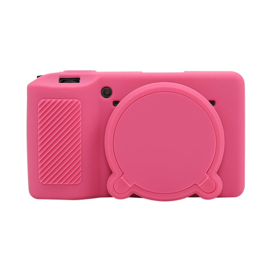 For Ricoh GR III Soft Silicone Protective Case(Rose Red) - Protective Case by buy2fix | Online Shopping UK | buy2fix