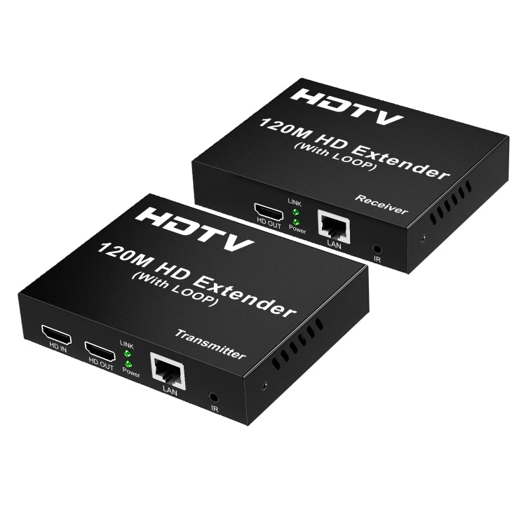 120m HDTV Network Extender(EU Plug) - Amplifier by buy2fix | Online Shopping UK | buy2fix