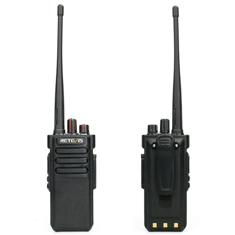 RETEVIS RT29 10W VHF136-174 MHz 16CHS Two Way Radio Handheld Walkie Talkie, EU Plug(Black) - Handheld Walkie Talkie by RETEVIS | Online Shopping UK | buy2fix