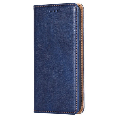 For Samsung Galaxy S25 Ultra 5G Gloss Oil Solid Color Magnetic Leather Phone Case(Blue) - Galaxy S25 Ultra 5G Cases by buy2fix | Online Shopping UK | buy2fix