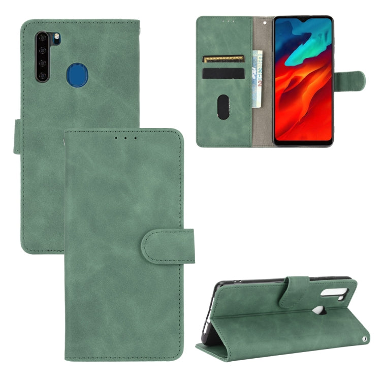 For Blackview A80 Pro Solid Color Skin Feel Magnetic Buckle Horizontal Flip Calf Texture PU Leather Case with Holder & Card Slots & Wallet(Green) - More Brand by buy2fix | Online Shopping UK | buy2fix