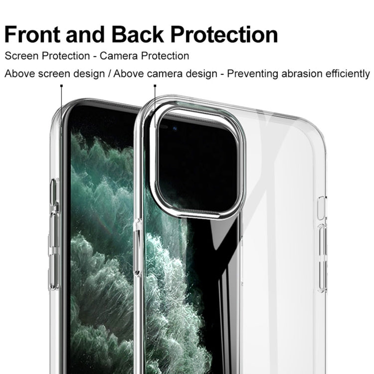 For iPhone 12 Pro Max IMAK Wing II Wear-resisting Crystal Pro PC Protective Case(Transparent) - iPhone 12 Pro Max Cases by imak | Online Shopping UK | buy2fix