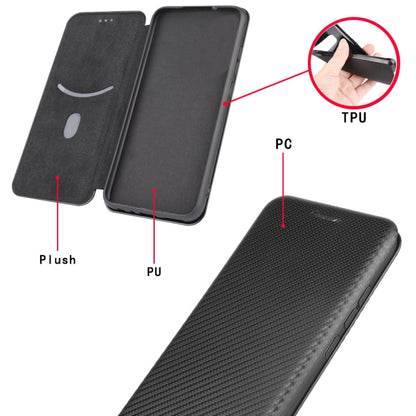 For DOOGEE N20 Pro Carbon Fiber Texture Horizontal Flip TPU + PC + PU Leather Case with Card Slot(Black) - More Brand by buy2fix | Online Shopping UK | buy2fix