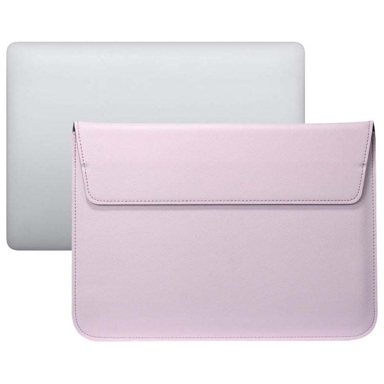 PU Leather Ultra-thin Envelope Bag Laptop Bag for MacBook Air / Pro 11 inch, with Stand Function(Pink) - Protective Bags by buy2fix | Online Shopping UK | buy2fix