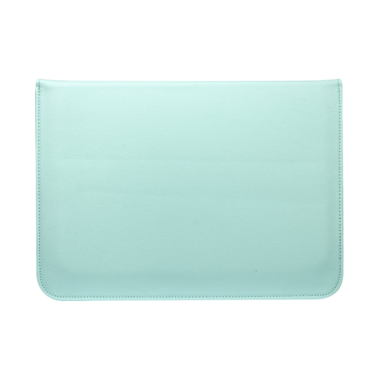 PU Leather Ultra-thin Envelope Bag Laptop Bag for MacBook Air / Pro 11 inch, with Stand Function(Mint Green) - Protective Bags by buy2fix | Online Shopping UK | buy2fix