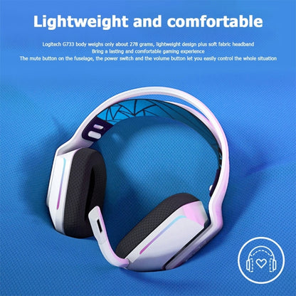 Logitech G733 LIGHT SPEED Wireless RGB Gaming Headset (Purple) - Multimedia Headset by Logitech | Online Shopping UK | buy2fix